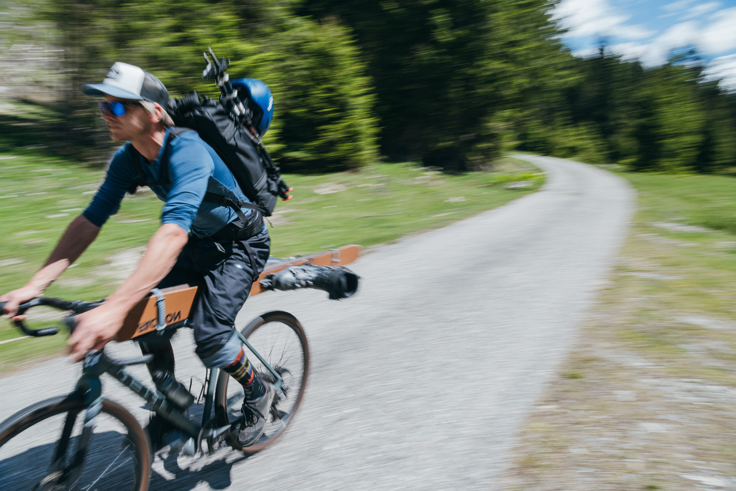 Gravelbike to Skitouring 06.25-7122